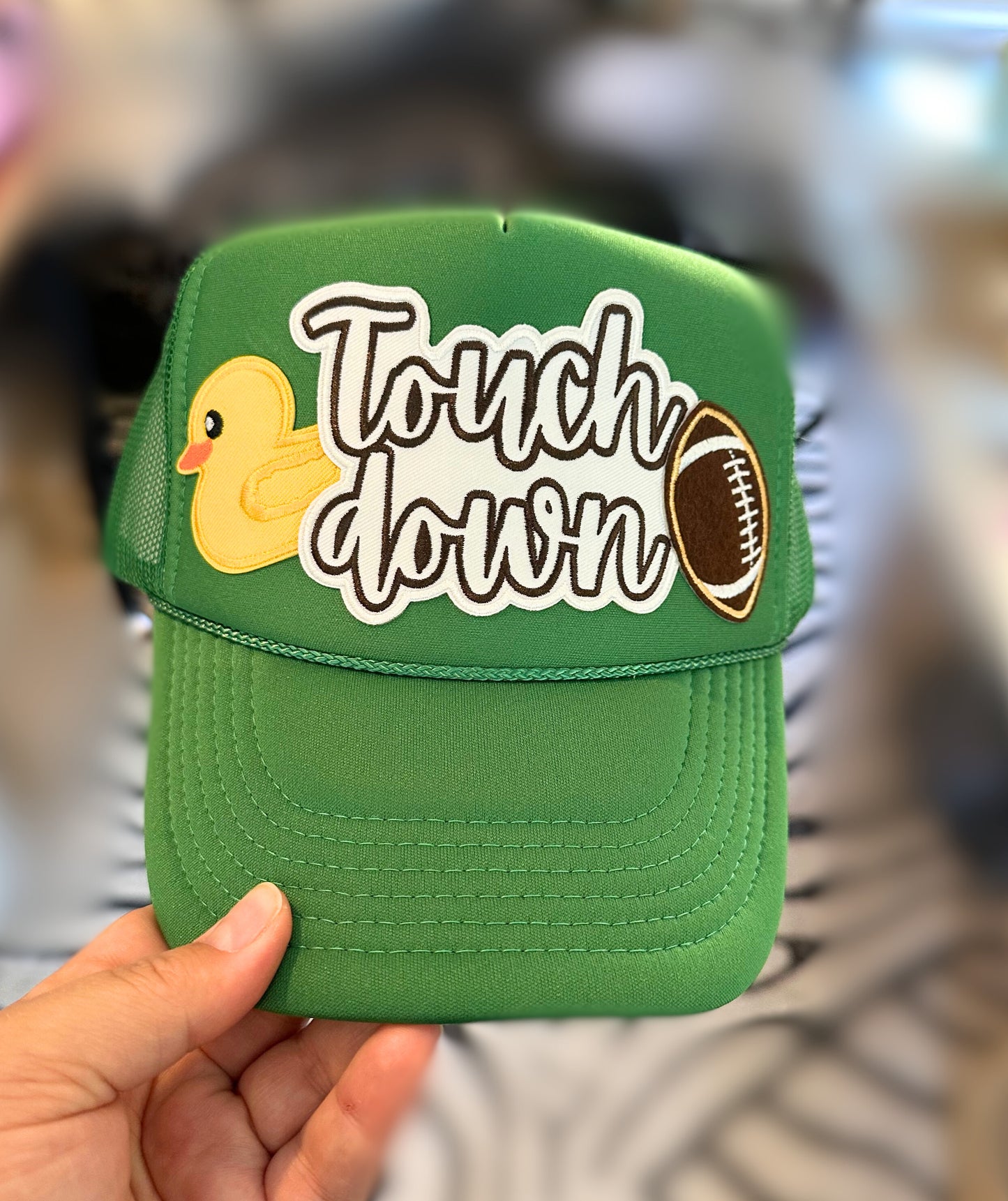 Green Touchdown Trucker
