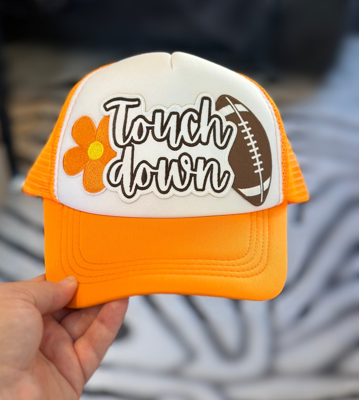Orange Touchdown Trucker