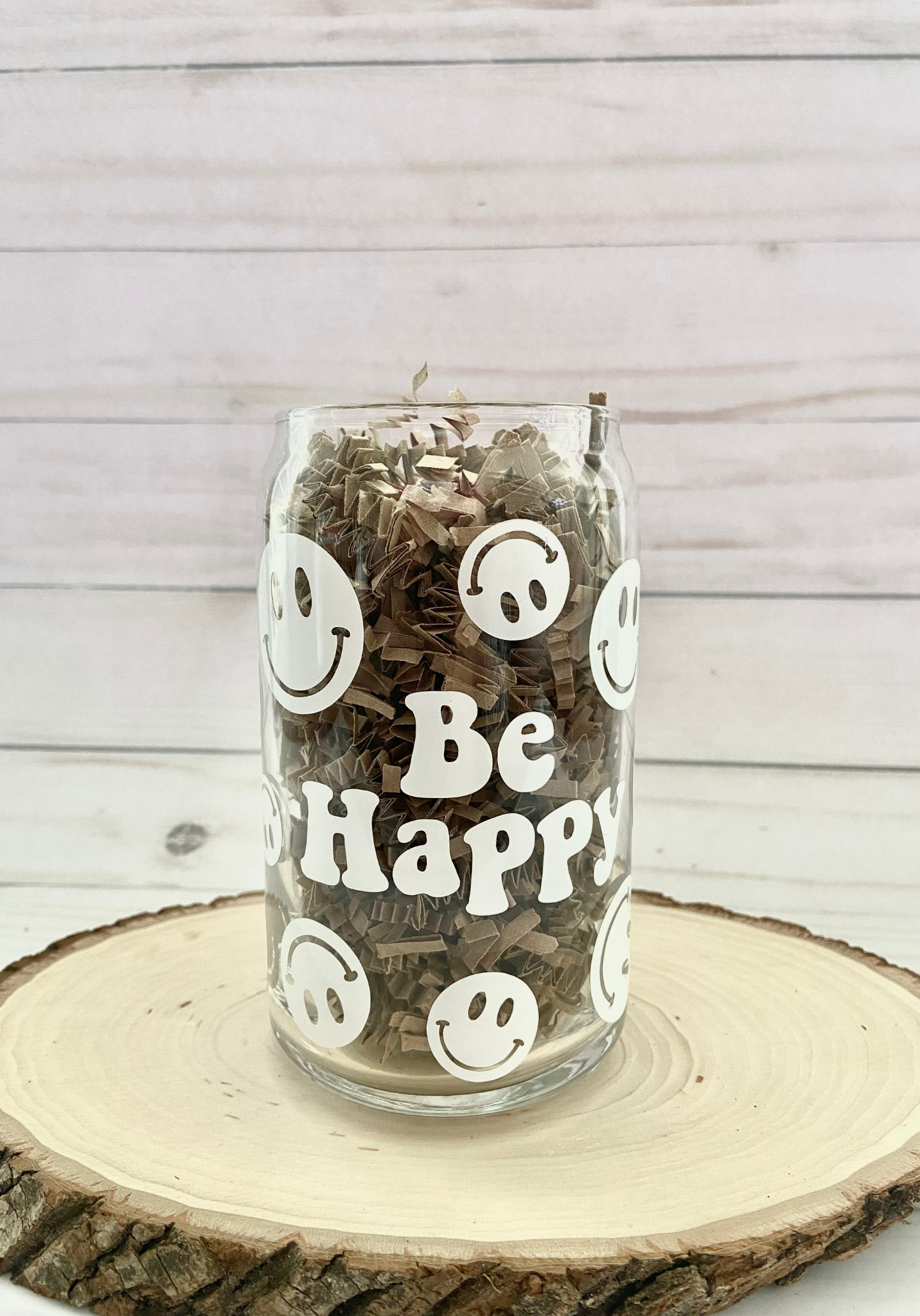 Be Happy Bold Glass