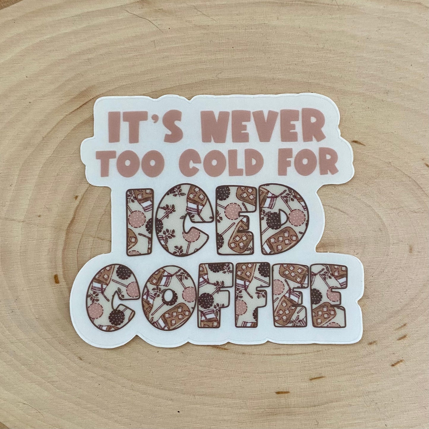 Iced Coffee Sticker