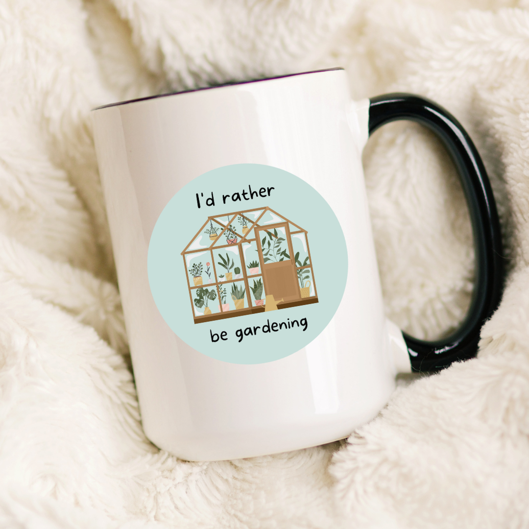 I'd Rather Be Gardening Coffee Mug
