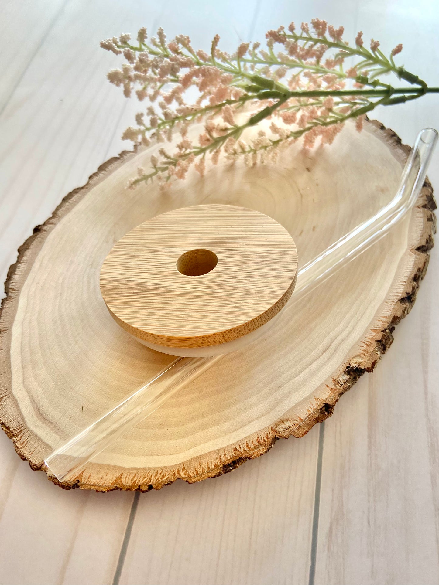 Bamboo Lid and Straw