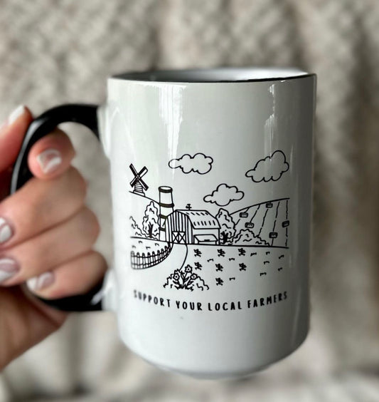 Support Local Farmers Coffee Mug