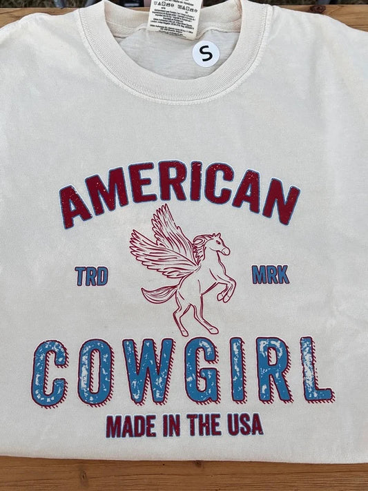 American Cowgirl Boxy Tee