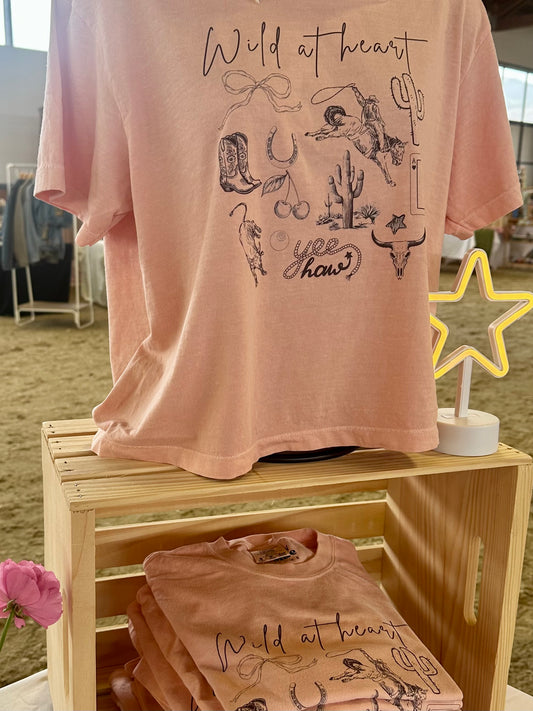 Wild at Heart Boxy Tee - XL